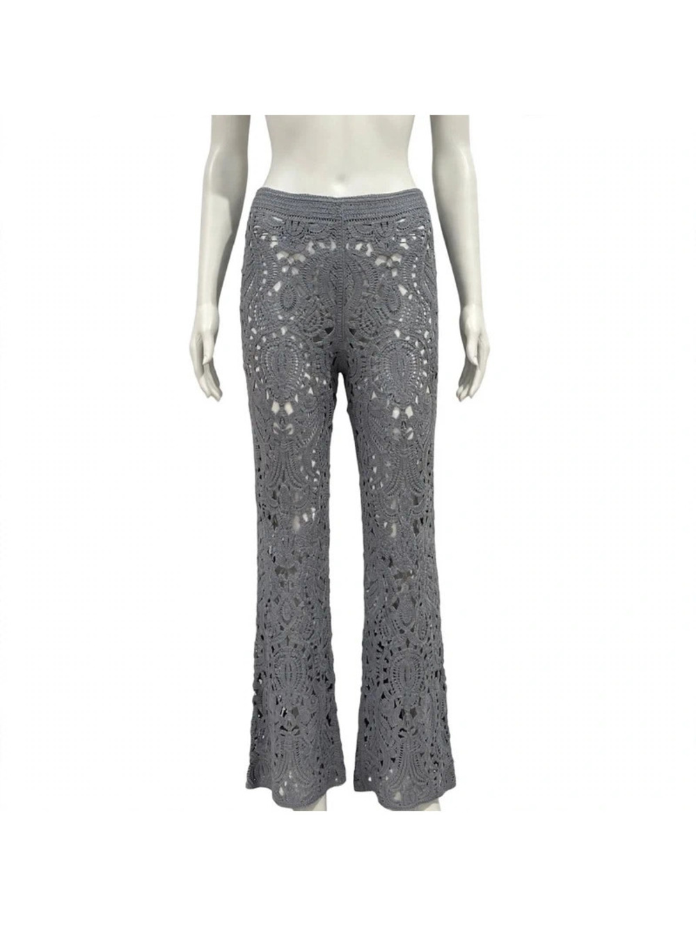 Anewsta Women's Crochet Lace Pants Size S
